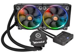 Вентиляторы СВО Thermaltake Water 3.0 Riing RGB 240 и Water 3.0 Riing RGB 360 снабжены 256-цветной подсветкой