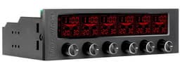 Контроллер Thermaltake Commander F6 RGB позволяет управлять вентиляторами в шести каналах