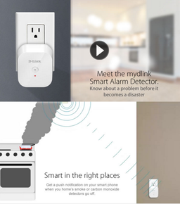 D-Link Smart Alarm Detector — детектор, который слушает домашние датчики пожарной безопасности