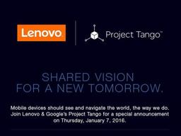 Lenovo присоединилась к проекту Google Project Tango