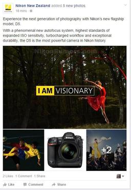 Новозеландское отделение Nikon намекнуло на скорый анонс камеры Nikon D5