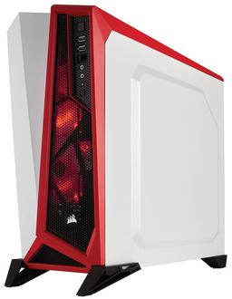 Компьютерный корпус Corsair Spec-Alpha Carbide имеет необычное внешнее оформление