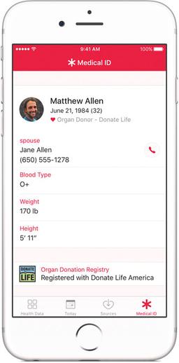 С выходом iOS 10 пользователи Apple iPhone смогут стать донорами органов, несколько раз ткнув пальцем в экран смартфона