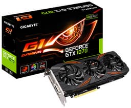 Видеокарта Gigabyte GTX 1070 G1 Gaming оснащена системой охлаждения WindForce 3X