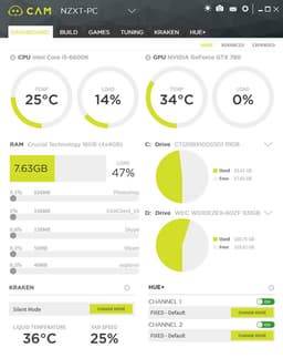 В программе NZXT CAM появилась возможность разгонять видеокарты