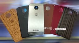 Фотогалерея дня: сменные крышки StyleMods для смартфона Moto Z, выполненные из различных материалов