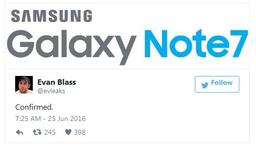 Смартфон Samsung Galaxy Note7 будет называться именно так