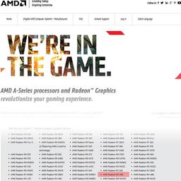 Упоминание о 3D-карте AMD Radeon RX490 обнаружено на сайте AMD 