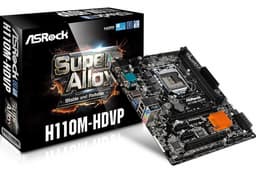 На задней панели бюджетной системной платы ASRock H110M-HDVP есть три видеовыхода и шесть портов USB