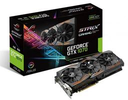 Видеокарта Asus GeForce ROG Strix GeForce GTX 1070 выделяется заводским разгоном и нереференсной печатной платой