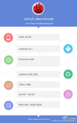 В одном из смартфонов линейки Asus Zenfone 3 используется SoC Qualcomm Snapdragon 820