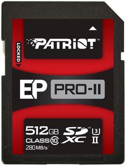 Patriot анонсирует карты памяти EP PRO-II SDXC и EP PRO-II microSDXC с интерфейсом UHS-II