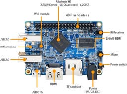 Одноплатный ПК Orange Pi Lite при цене $12 получил адаптер Wi-Fi и SoC AllWinner H3