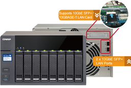 Сетевое хранилище Qnap TS-831X получило два порта 10GbE