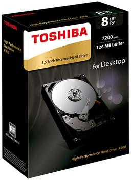Серию жестких дисков Toshiba X300 пополнила модель объемом 8 ТБ