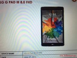 Планшет LG G Pad 8.0 третьего поколения получит экран Full HD и восьмиядерный процессор