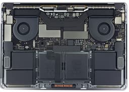 Старший из новых ноутбуков Apple MacBook Pro тоже совершенно непригоден к ремонту