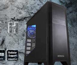 Компьютерный корпус Xigmatek Talon-H оснащен шестью портами USB и вмещает 13 накопителей типоразмера 3,5 дюйма