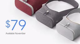 В продажу поступает VR-гарнитура Daydream View. В Google Play появилось приложение YouTube VR