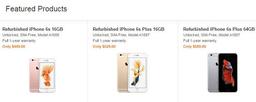 Apple начала продажи подержанных iPhone 6S и iPhone 6S Plus с годовой гарантией