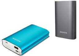 Мобильный аккумулятор Adata A10050QC поддерживает технологию ускоренной зарядки Qualcomm Quick Charge 3.0