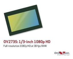Датчик изображения OmniVision OV2735 формата 1/2,7 дюйма предназначен для камер видеонаблюдения