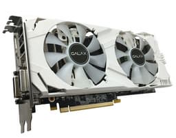 Видеокарты Galax GeForce GTX 1060 EX OC White белые только снаружи