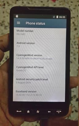 ОС Android 7.0 сумели портировать на легендарный смартфон HTC HD2