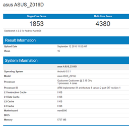 В тесте Geekbench SoC Snapdragon 821 опережает Snapdragon 820 на 6-10%