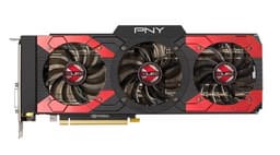 Длина видеокарты PNY GeForce GTX 1080 XLR8 OC достигает 300 мм