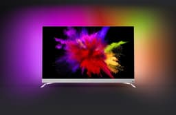 Телевизор Philips 901F с панелью OLED 4К оснащен подсветкой Ambilight