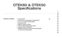 Смартфон BlackBerry DTEK60 будет являться переименованной версией нового флагмана Alcatel, оснащённого SoC Snapdragon 820