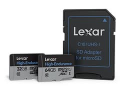 Карточки памяти Lexar High-Endurance microSD рассчитаны на использование в системах видеонаблюдения