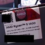 Процессор Ryzen 5 1400 сравнили с Intel Core i5-7400 и Pentium G4560 в актуальных играх