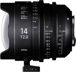 Названы цены на объективы Sigma Cine 14mm T2 и Cine 135mm T2. Продажи начнутся в конце месяца