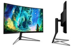 Philips 328M6FJMB — монитор с изогнутой панелью MVA, соотношением сторон 16:9, подсветкой Ambiglow и кадровой частотой 144 Гц