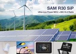 В однокорпусной системе Microchip SAM R30 микроконтроллер на ядре ARM Cortex M0+ объединен с радиочастотным блоком IEEE 802.15.4