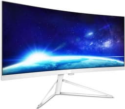 Изогнутый дисплей Philips 349X7FJEW может одновременно показывать сигнал с двух разных ПК