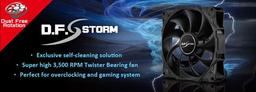 Скорость вращения корпусного вентилятора Enermax D.F. Storm может достигать 3500 об/мин