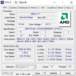 Процессор AMD Ryzen 5 1600X разогнали до 5,90 ГГц