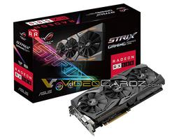 Система охлаждения видеокарты Asus ROG Strix RX 580 Gaming насчитывает три вентилятора
