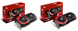 Видеокарты MSI Radeon RX 580 и Radeon RX 570: девять моделей с разными частотами, объемом памяти и кулерами
