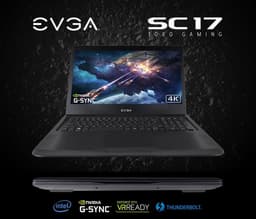 Ноутбук EVGA SC17 после очередного обновления обзавёлся более производительной видеокартой и процессором