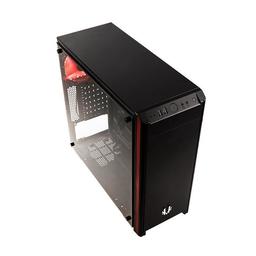 Боковая стенка компьютерного корпуса BitFenix Nova TG изготовлена из закаленного стекла