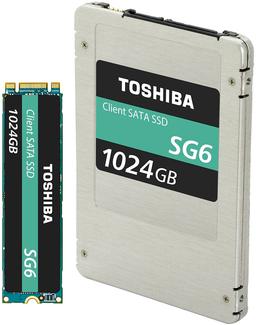 В твердотельных накопителях Toshiba Memory SG6 используется 64-слойная флэш-память 3D TLC NAND