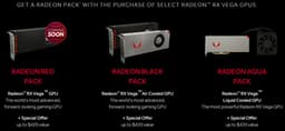 Начались продажи 3D-карт AMD Radeon RX Vega и комплектов Radeon Pack
