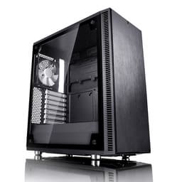 Корпуса Fractal Design Define C TG и Define Mini C TG отличаются от базовых моделей стеклянной боковой панелью