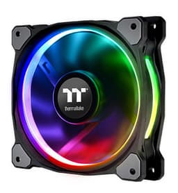 Скорость вращения вентилятора Thermaltake Riing Plus 12 LED RGB регулируется в диапазоне 500-1400 об/мин