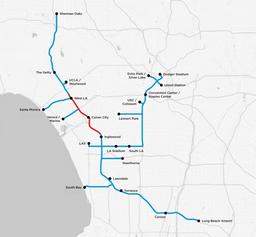 The Boring Company опубликовала карту будущих туннелей под Лос-Анджелесом
