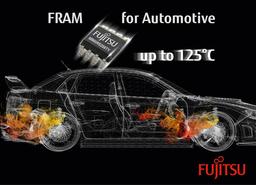 Fujitsu выпускает память FRAM для автомобильной электроники
